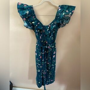 NWT hill house home ava nap midi dress in moody floral
